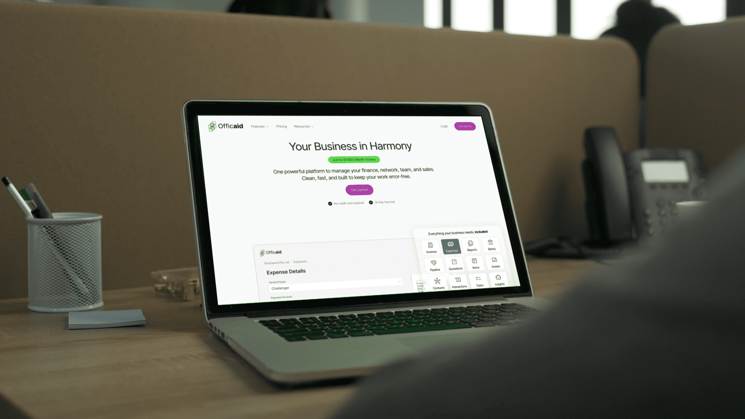 Officaid Website